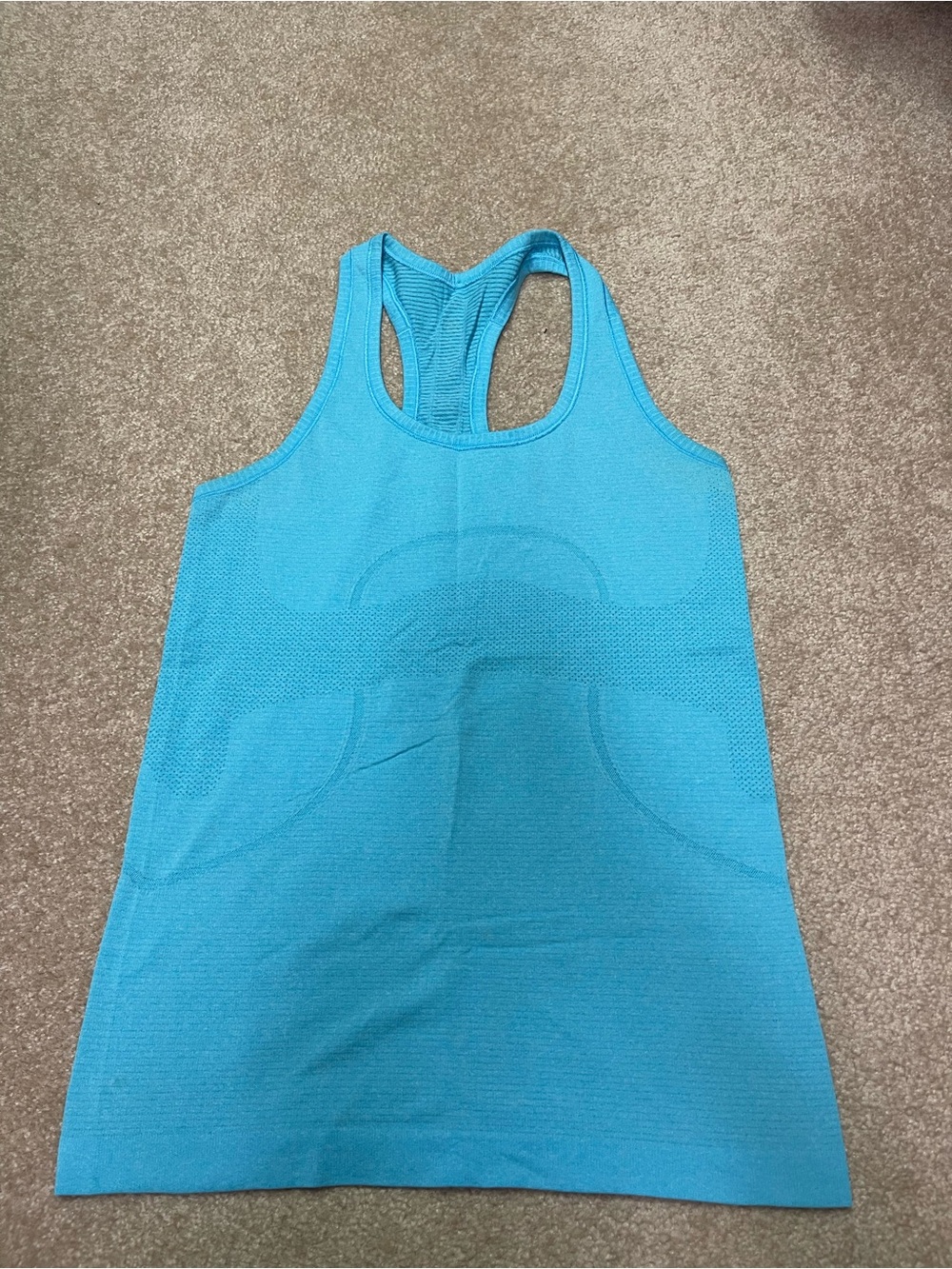 lululemon athletica Women's Seamless Racerback Tank Top in Teal